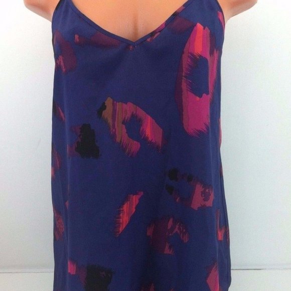 Rory Beca Tank Top Small Purple Pink Spaghetti Strap Womens Night Out - Picture 6 of 7